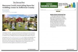 the barn at raccoon creek groundbreaking